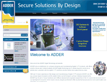 Tablet Screenshot of adderdigital.com